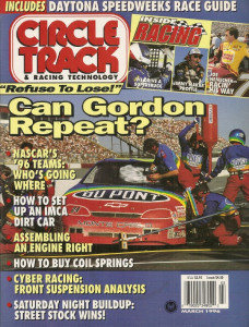 CIRCLE TRACK 1996 MAR - IMCA DIRT CAR SETUP, COIL SPRING ART, CARPENTER